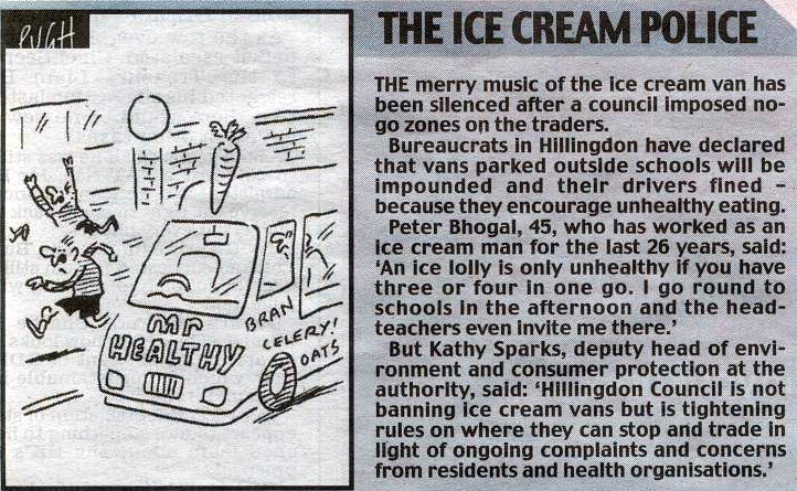 The Ice Cream Police