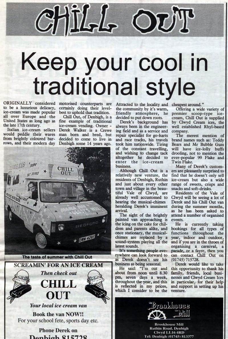 This is me with my first van, a Bedford CF2 (Hard Van)